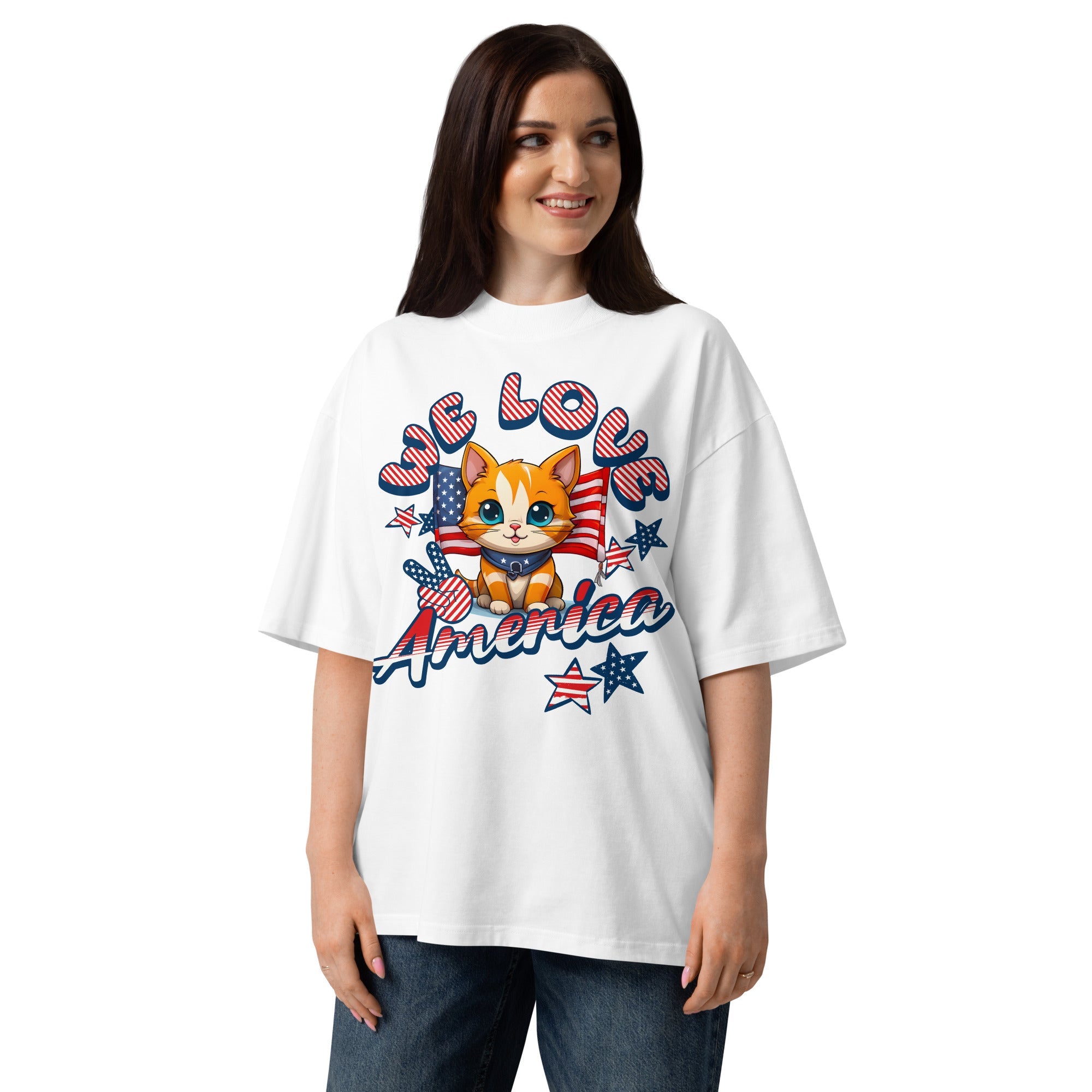 Unwavering Patriots Oversized Tees