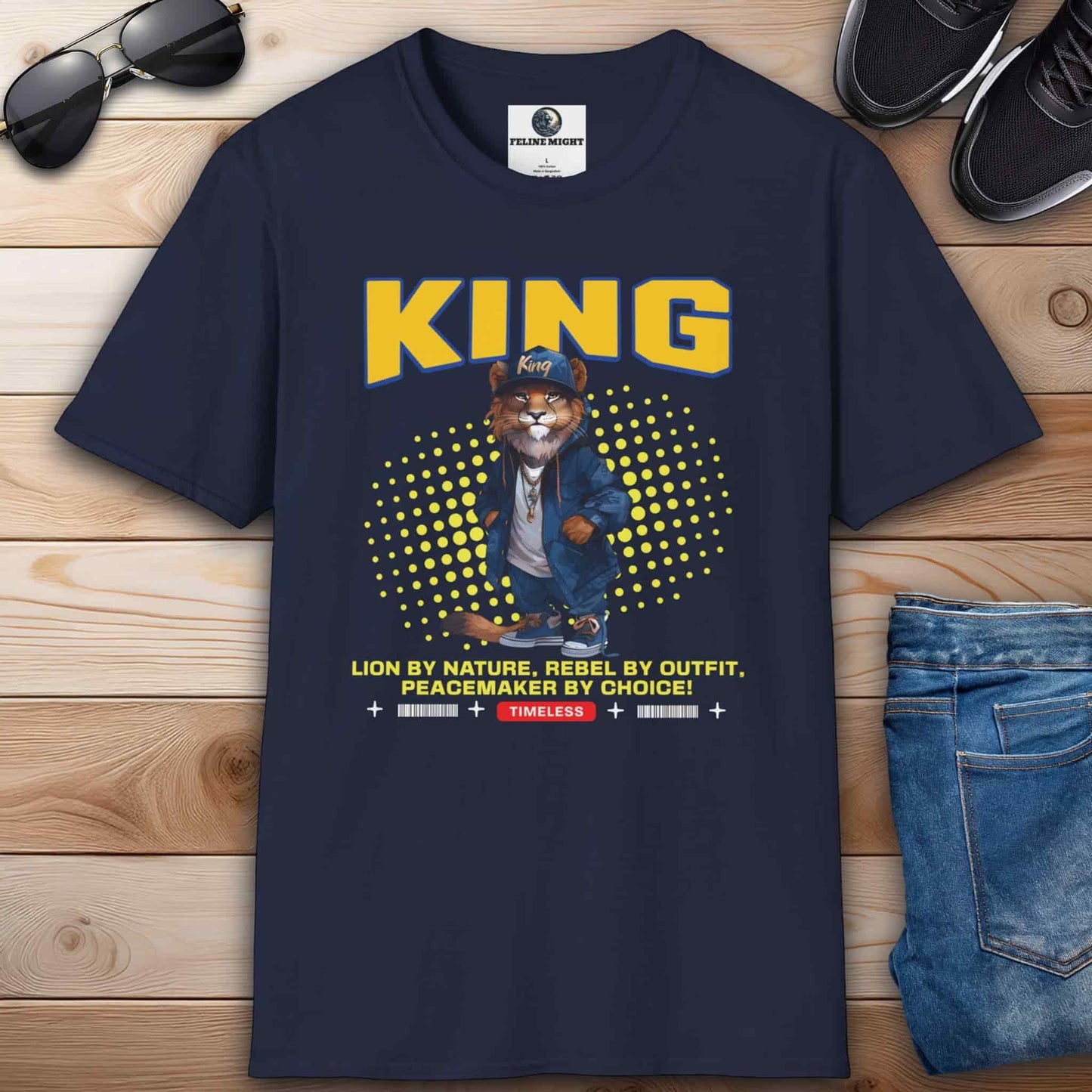 King Lion T-Shirt – Unisex Premium Soft Cotton Tee