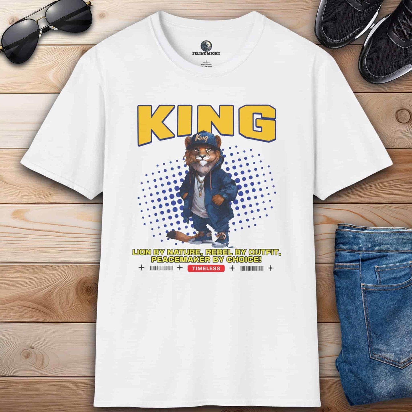 King Lion T-Shirt – Unisex Premium Soft Cotton Tee
